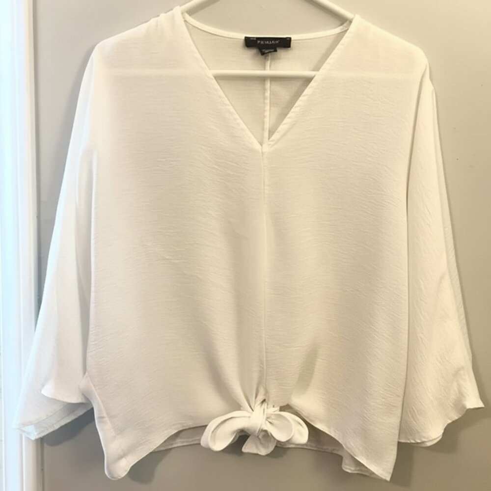 Primark White Women's Top size 4